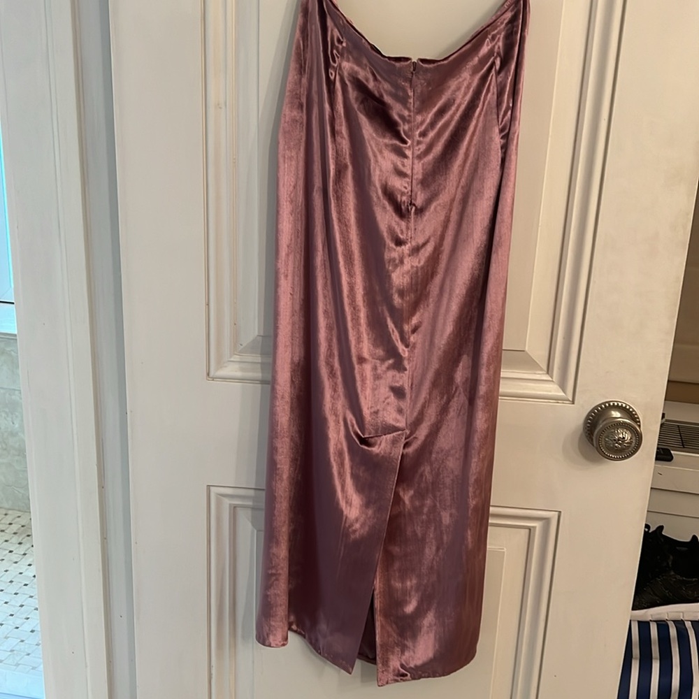 Vince pink velvet skirt - Picture 7 of 10